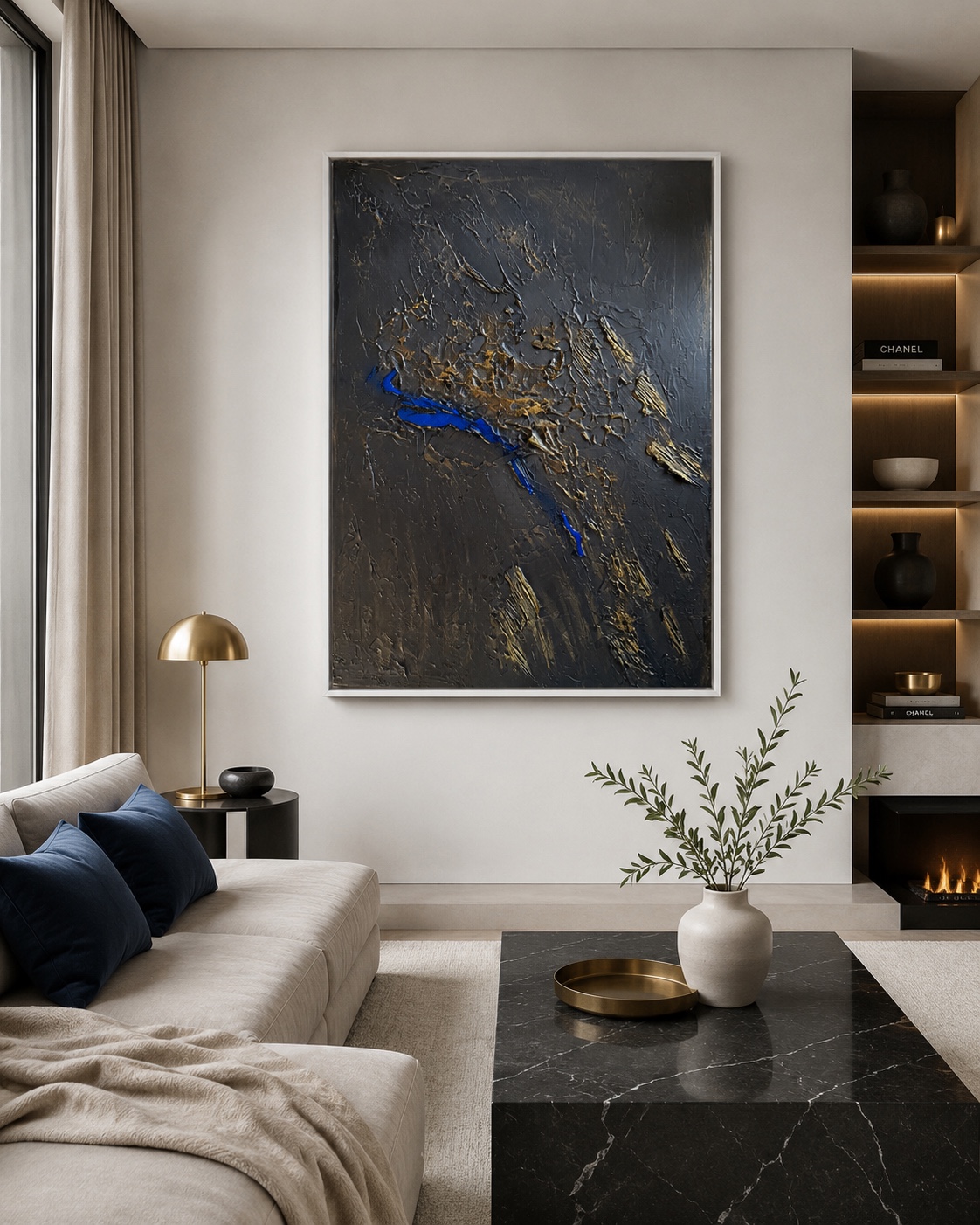 Atelier Rachel artwork in an interior